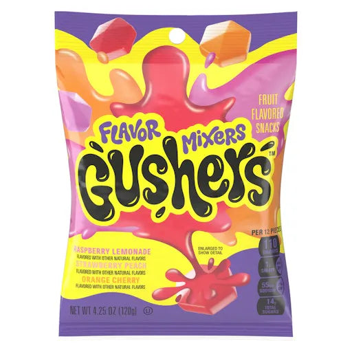 Fruit Gushers Flavour Mixes Peg bag - 4.25oz (120g) (Gluten Free)