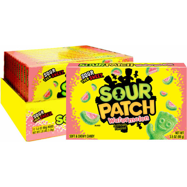 Sour Patch Watermelon Theatre Boxes 141g - Pack of 12