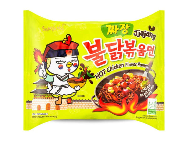 Samyang Jjajang Hot Chicken Flavour Ramen - (140g)