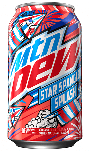 Mountain Dew Star Spangled Splash (355ml)