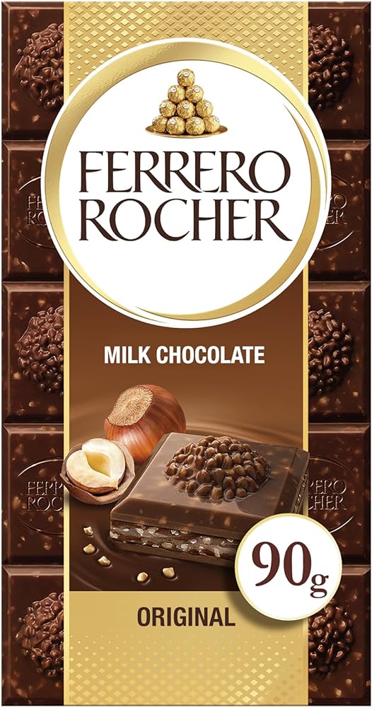 Ferrero Rocher Original Milk Chocolate Bar (90G)