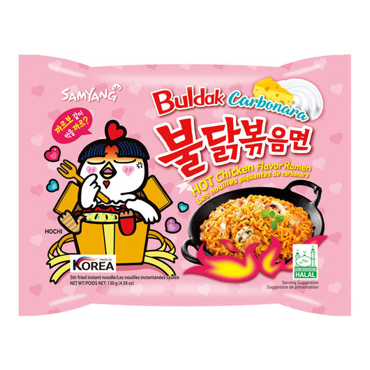 Carbonara Hot Chicken Ramen 130g - Imported