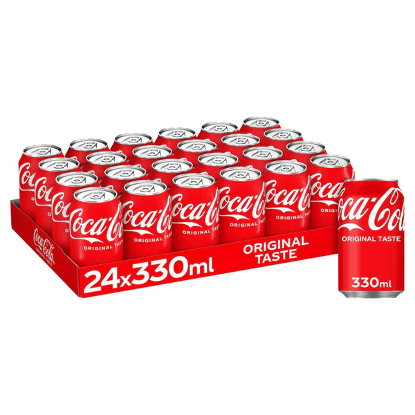 Coca Cola Cans - 330ml (Case 24)