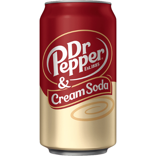 Dr Pepper & Cream Soda 12fl.oz (355ml)