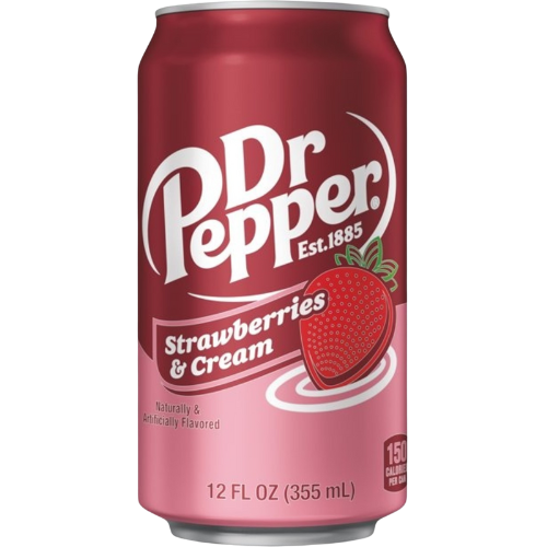 Dr Pepper Strawberries & Cream 12oz (355ml)