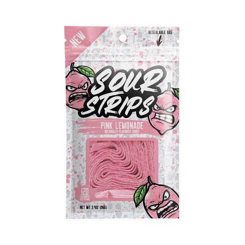 Sour Strips Pink Lemonade - 3.4oz (96g)
