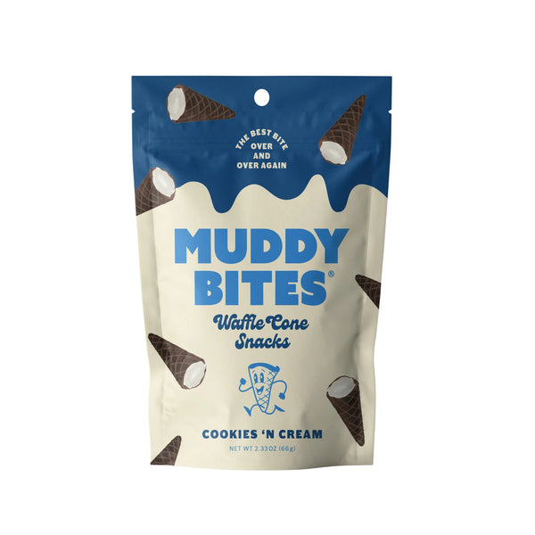 Muddy Bites Cookies and Cream Cone - 2.33oz (66g)