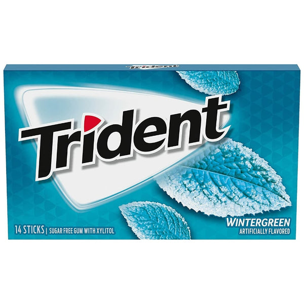 Trident Wintergreen Gum (14 pieces)