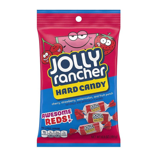 Jolly Rancher Hardy Candy Awesome Reds 198g - Pack of 12