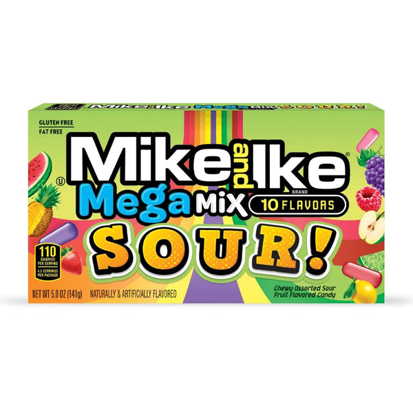 Mike & Ike Sour Mega Mix Theatre Box - 4.25oz (120g)