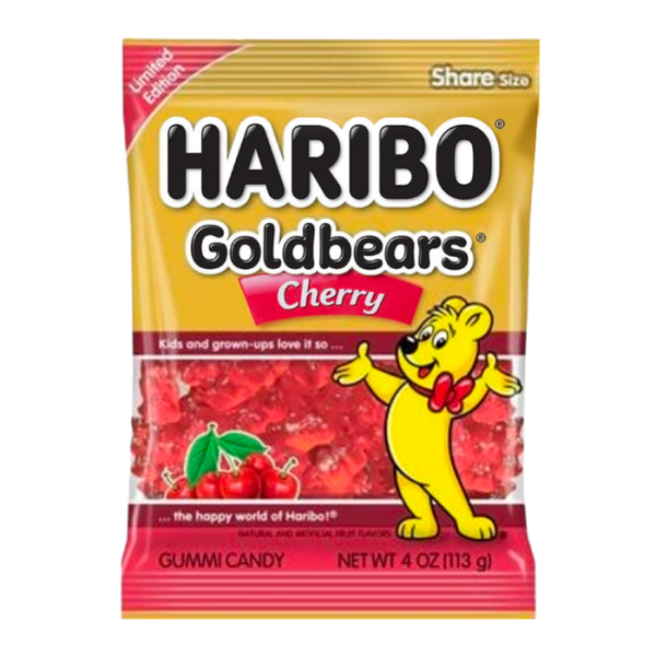 Haribo Gold Bears Cherry 4oz (113g)