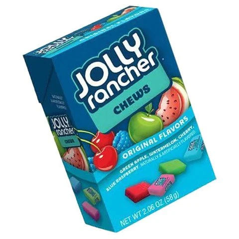 Jolly Rancher Box Fruit Chews Original 2.06oz (58g)