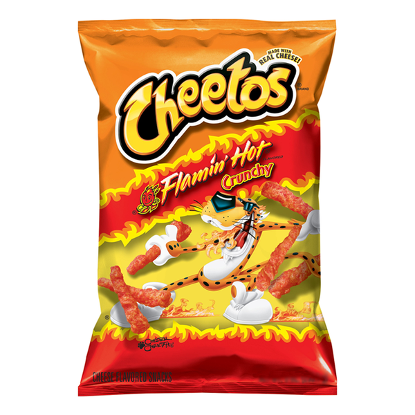 Indulge in the fiery heat of Cheetos Crunchy Flamin' Hot (8oz, 10-pack)! These iconic snacks pack a punch with every crunch, delivering intense heat and bold flavor in every bite. Grab a pack today and spice up your snack time!