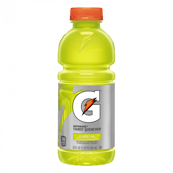 Gatorade Lemon Lime - 20fl.oz (591ml) 24 Pack