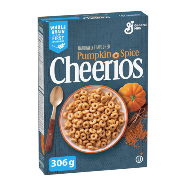 General Mills Pumpkin Spice Cheerios Cereal 306g