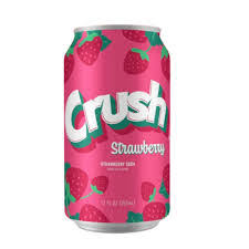 Crush Strawberry Soda (355ml)