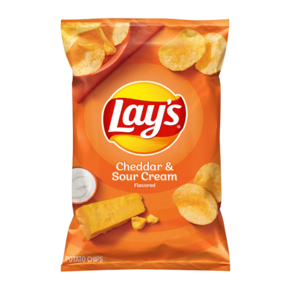 Lay's Cheddar & Sour Cream Potato Chips 6.5oz (184.2g)
