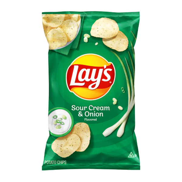 Lay's Sour Cream & Onion Potato Chips 6.5oz (184.2g)