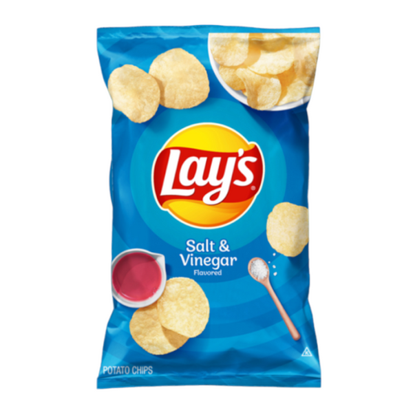Lay's Salt & Vinegar Potato Chips 6.5oz (184.2g)