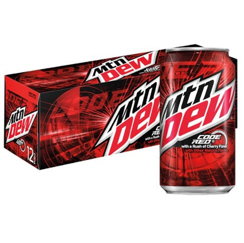 Mountain Dew Code Red 12 Pack