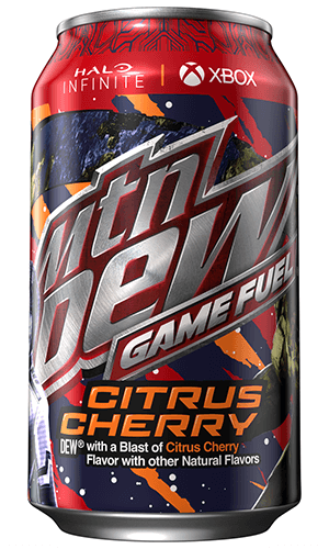 Mountain Dew Game Fuel Halo Citrus Cherry (355ml)