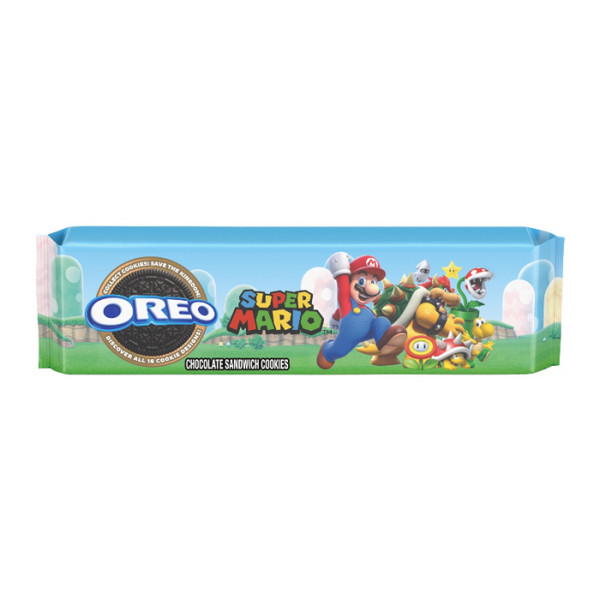 Oreo Super Mario Bros Double Stuff Cookies 3.1oz (88g) **Dated 18th Dec 2023**
