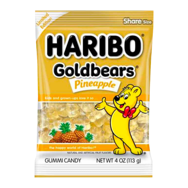 Haribo Gold Bears Pineapple 4oz (113g)