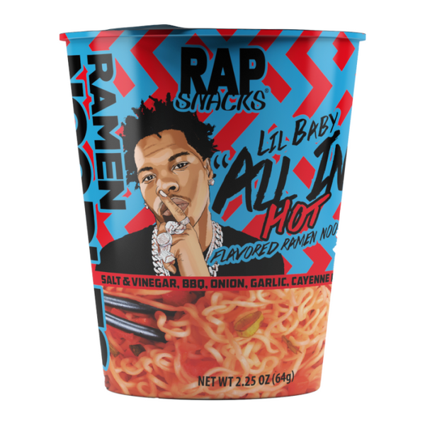 Rap Snacks All In-Hot Flavored Ramen Noodles - 2.25oz (64g)