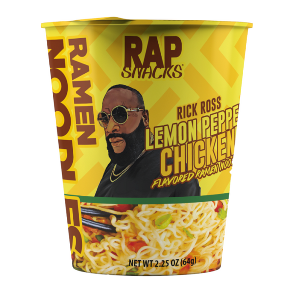 Rap Snacks Lemon Pepper Chicken Flavored Ramen Noodles - 2.25oz (64g)