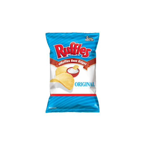Ruffles Potato Chips Regular 6.5oz (184g)