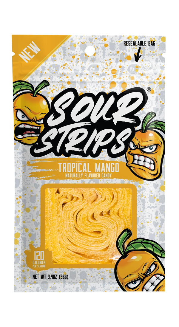 Sour Strips Tropical Mango - 3.4oz (96g)