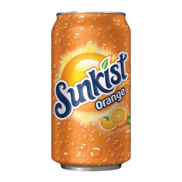 Sunkist Orange Flavour Soda USA - 12fl. oz (355ml)