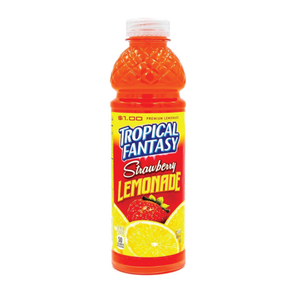 Tropical Fantasy - Premium Juice Cocktail - Strawberry Lemonade 22.5fl.oz (665ml)