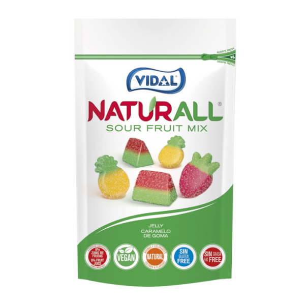 Vidal Naturall Sour Fruit Mix 180g